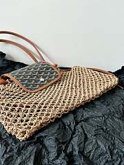 Goyard aligre fishing net black bag 40×32×6cm - 5