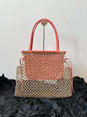 Goyard aligre fishing net pink bag 40×32×6cm - 6