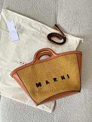 Marni straw basket medium bag 40×27×21cm - 1