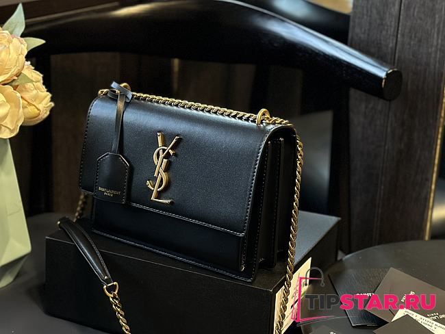 YSL Sunset Black Bag 23x16cm - 1