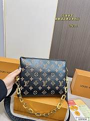 LV new cousin black bag 26x22cm - 3