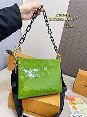 LV new cousin green bag 26x22cm - 2