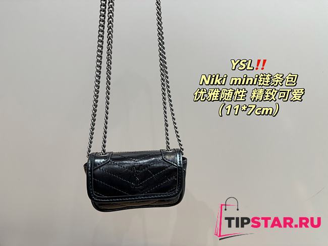 YSL Niki Mini Chain Bag 11X7CM - 1