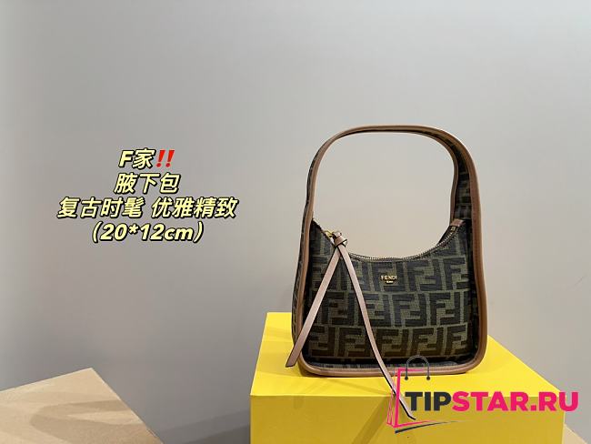 Fendi Retro Underarm Bag 20X12CM - 1