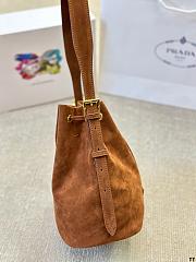 Prada suede brown bag 20x22cm - 5