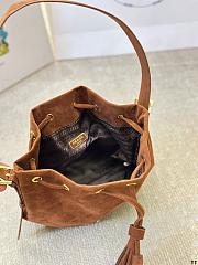 Prada suede brown bag 20x22cm - 3