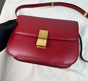 Celine Classic Red Gold Metal 24 x 18 x 7 cm - 4