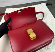 Celine Classic Red Gold Metal 24 x 18 x 7 cm - 3