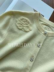 Chameleon Cardigan Yellow Sweater - 3