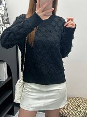 Chanel knitted round neck pullover black shirt - 1