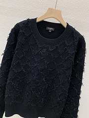 Chanel knitted round neck pullover black shirt - 5