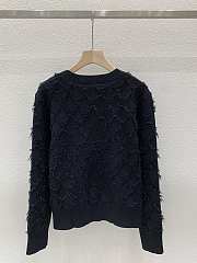 Chanel knitted round neck pullover black shirt - 3