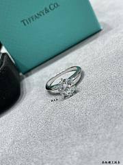 Tiffany two carat classic six claw ring - 5