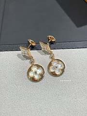 LV double flower ear clap  - 5