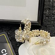  Chanel Gorgeous Diamond Double C Earrings - 5