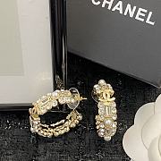  Chanel Gorgeous Diamond Double C Earrings - 2