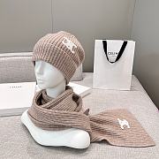 Chanel Arc de Triomphe scarf & beanie 28x200cm  - 1