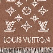 LV Shadow Caramel Long Scarf  - 6