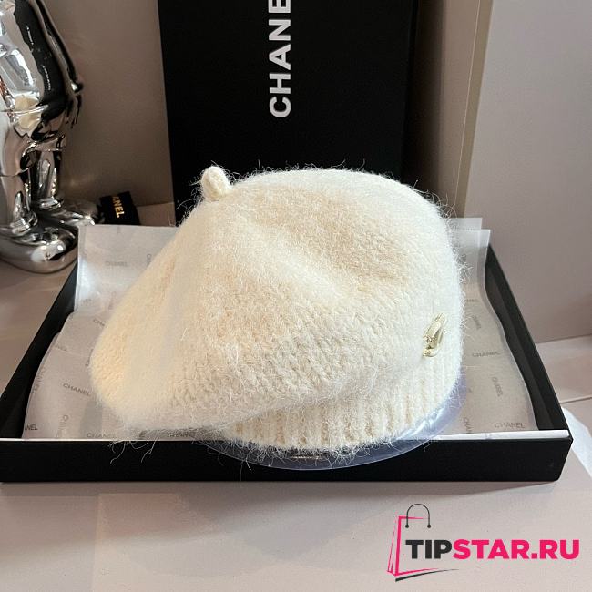 Chanel wool beret hat - 1