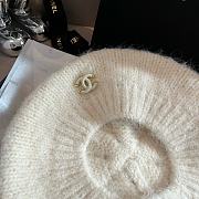 Chanel wool beret hat - 2