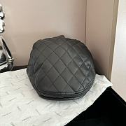 Chanel diamond forward black hat  - 3