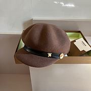 Burberry duckbill military brown cap - 1