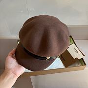 Burberry duckbill military brown cap - 3