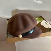 Burberry duckbill military brown cap - 2