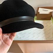 Burberry duckbill military black cap - 6