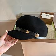 Burberry duckbill military black cap - 4