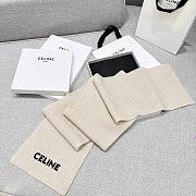 Celine Beanie One Size Small White Scaft - 3