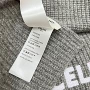 Celine Beanie One Size Small Grey Scaft - 2