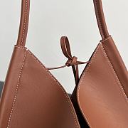 BV Calfskin Handbag Brown Bag 30x26x2CM - 3