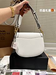 Coach × Artist Basquiat Beat Bag Saddle Bag White 23x20cm - 3