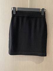 Chanel 24 metal button black skirt - 1