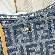 Fendi Mini Fendessence Light blue FF denim fabric mini bag - 3