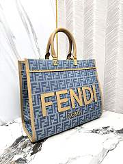 Fendi Sunshine FF Jacquard Medium Top Handle Bag - 2