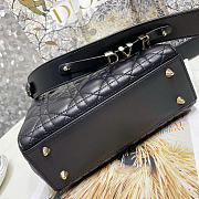 Dior Lady Bag In Black Color - 4