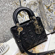 Dior Lady Bag In Black Color - 2