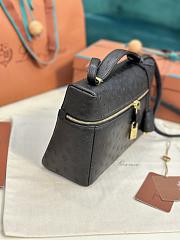 Loro Piana Extra bag 27 Ostrich in black color - 5