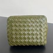 Bottega Veneta Small Parachute Shoulder bag in supple Intrecciato leather kaki - 2