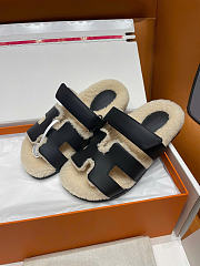 Hermes Chypre Sandals Fur  - 1