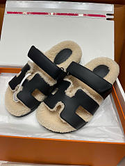 Hermes Chypre Sandals Fur  - 5