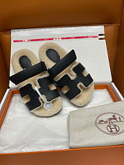 Hermes Chypre Sandals Fur  - 4