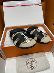 Hermes Chypre Sandals Fur  - 3