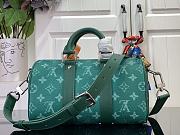 Louis Vuitton Keepall Bandoulière 25 Material Monogram Heritage Canvas Green - 3