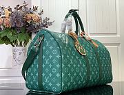 Louis Vuitton Keepall Bandoulière 50 Material Monogram Heritage Canvas Green - 3