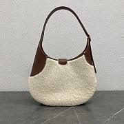 Loro Piana LP Bobbin Shoulder Bag In Wool White - 1