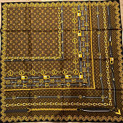 Louis Vuitton Scarf In Silk Brown - 2