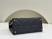 Chanel Mini Flap Bag With Top handle In Black - 4